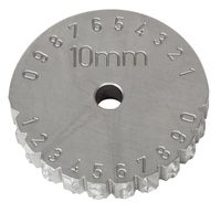 Колёсное клеймо (цифры) к держателю 332-100, высота знака 6 мм, KUKKO 332-106